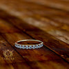 0.7ct Brilliant Diamond Half Eternity 14k Gold Band - 01MY01